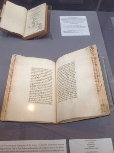 Only known Autographed Manuscript of 'The Prince' written in 1513